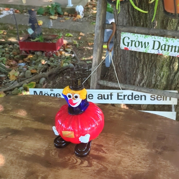 Rare HTF Vintage 💎 Murano, Italy 🤡 hand-blown VENETIAN GLASS CLOWN 🤡 pristine - Picture 1 of 8
